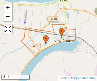 Area schools map